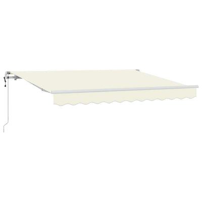 Vidaxl inklapbaar zonnescherm crème 300 x 200 cm stof