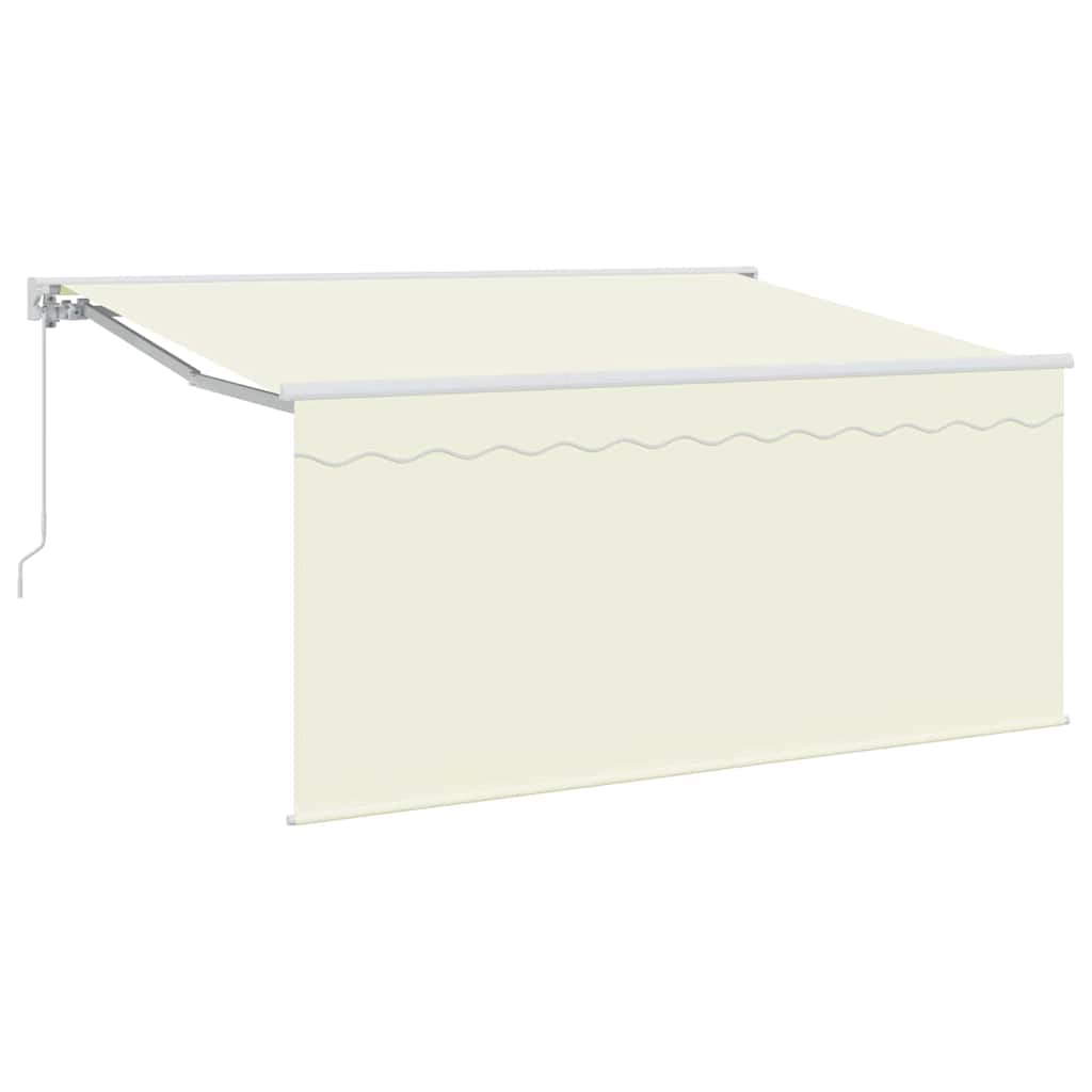 Vidaxl inklapbaar zonnescherm crème 300 x 200 cm stof