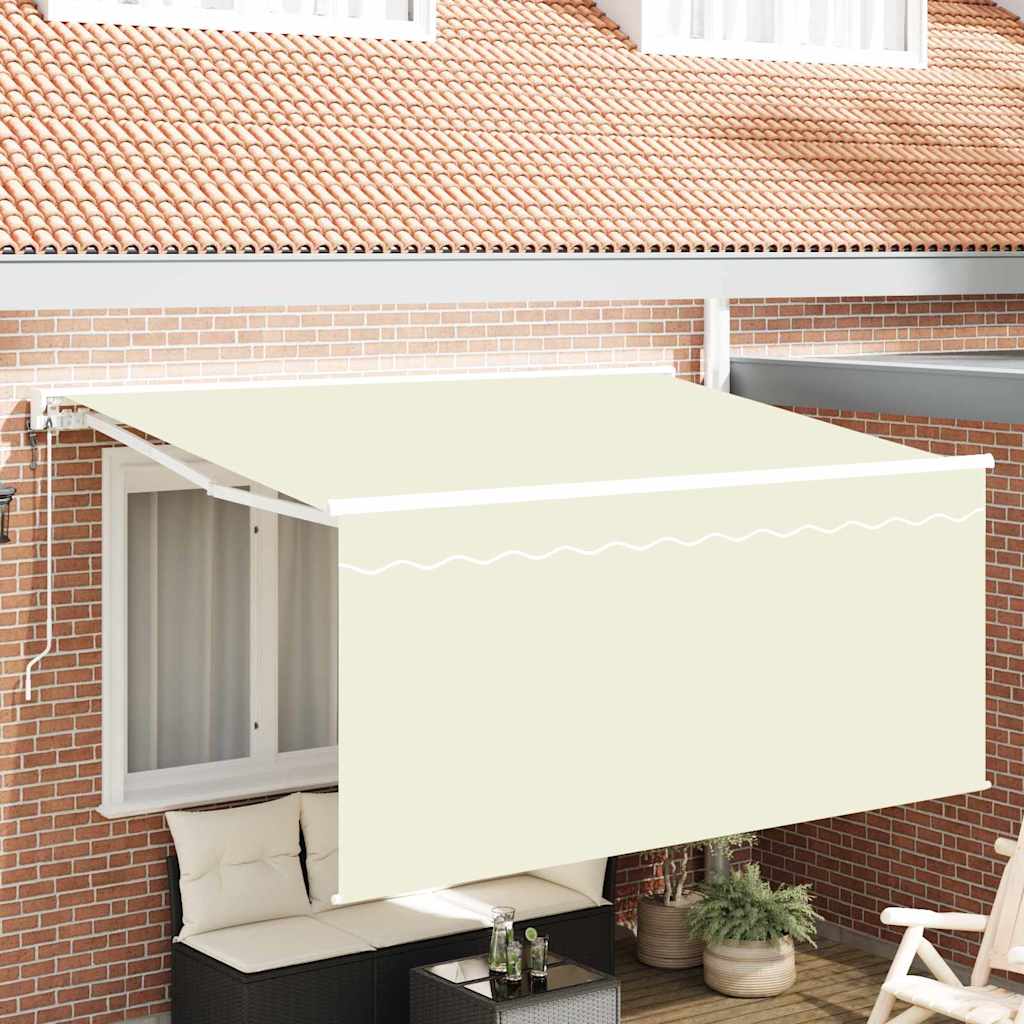 Vidaxl inklapbaar zonnescherm crème 300 x 200 cm