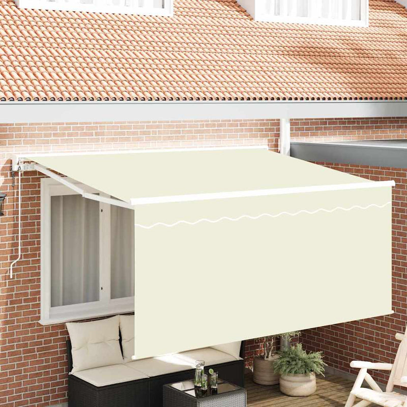 Ombrellone pieghevole Vidaxx crema 300 x 200 cm