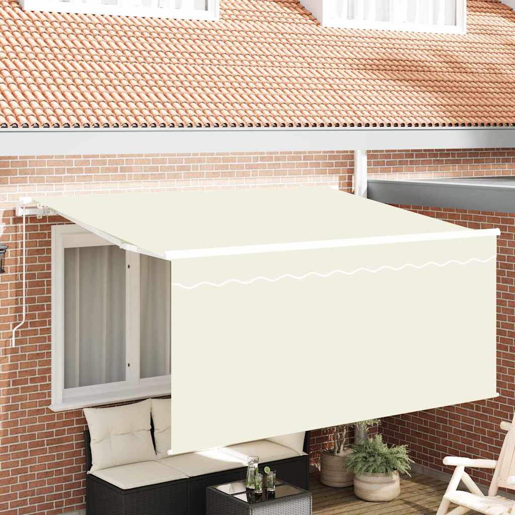 Vidaxl inklapbaar zonnescherm crème 300 x 200 cm