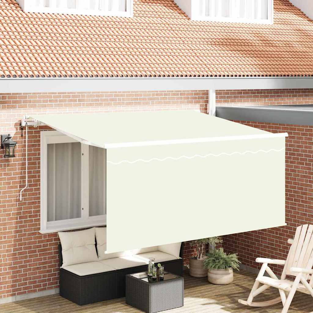 Ombrellone pieghevole Vidaxx crema 300 x 200 cm