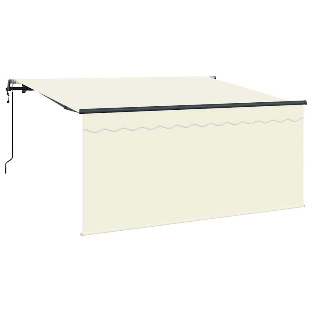 Vidaxl inklapbaar zonnescherm crème 300 x 200 cm stof