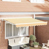 Ombrellone pieghevole Vidaxx giallo e bianco 300 x 200 cm