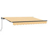 Vidaxx parasol plegable tejido amarillo 300 x 200 cm