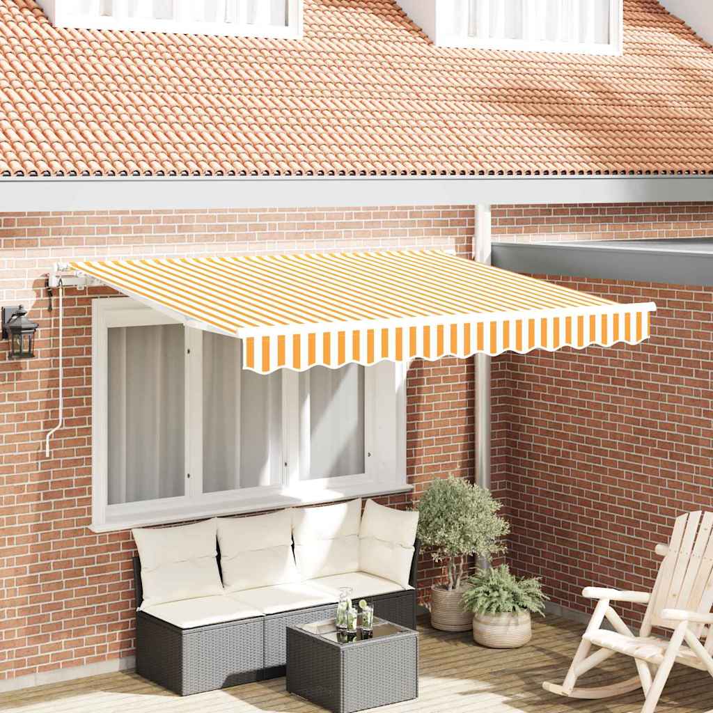 Vidaxx parasol plegable tejido amarillo 300 x 200 cm