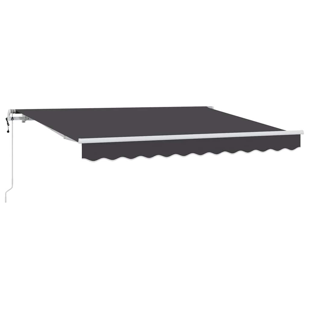 Vidaxl inklapbaar zonnescherm antraciet 300 x 200 cm stof