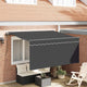 Vidaxl parasole pieghevole in tessuto rigato antracite 300 x 200 cm