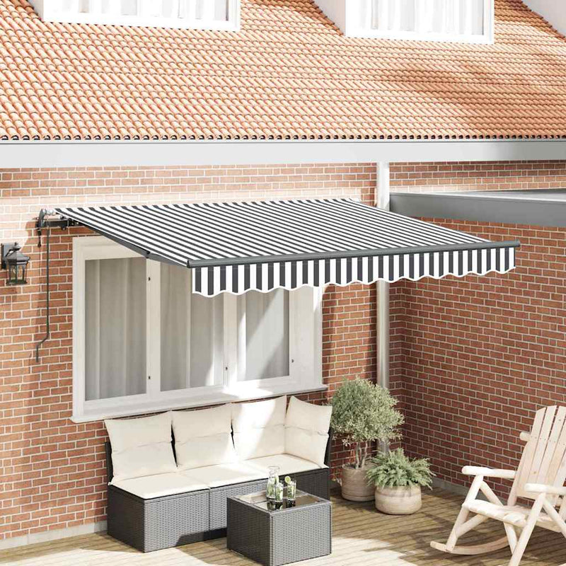 Tenda da sole pieghevole Vidaxx tessuto antracite 300 x 200 cm