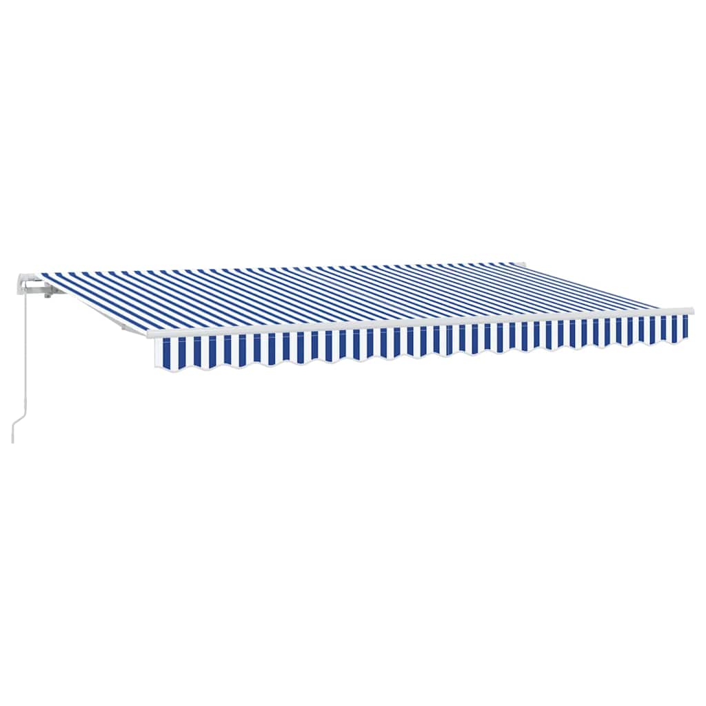 Ombrellone pieghevole Vidaxx in tessuto blu 350 x 200 cm