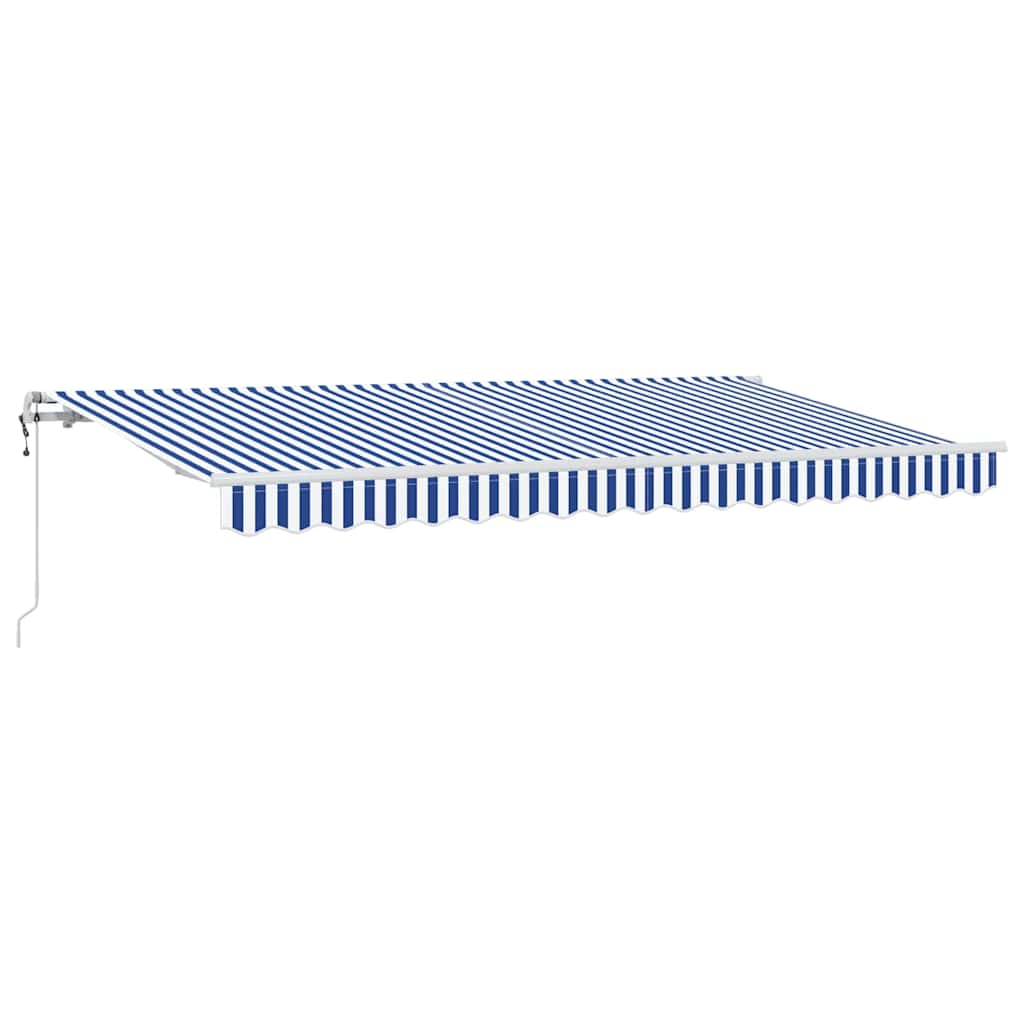 Ombrellone pieghevole Vidaxx in tessuto blu 350 x 200 cm