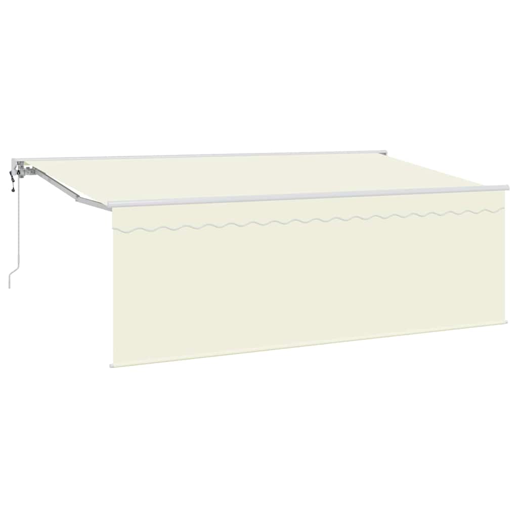 Vidaxl inklapbaar zonnescherm crème 350 x 200 cm