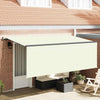 Ombrellone pieghevole Vidaxx crema 350 x 200 cm