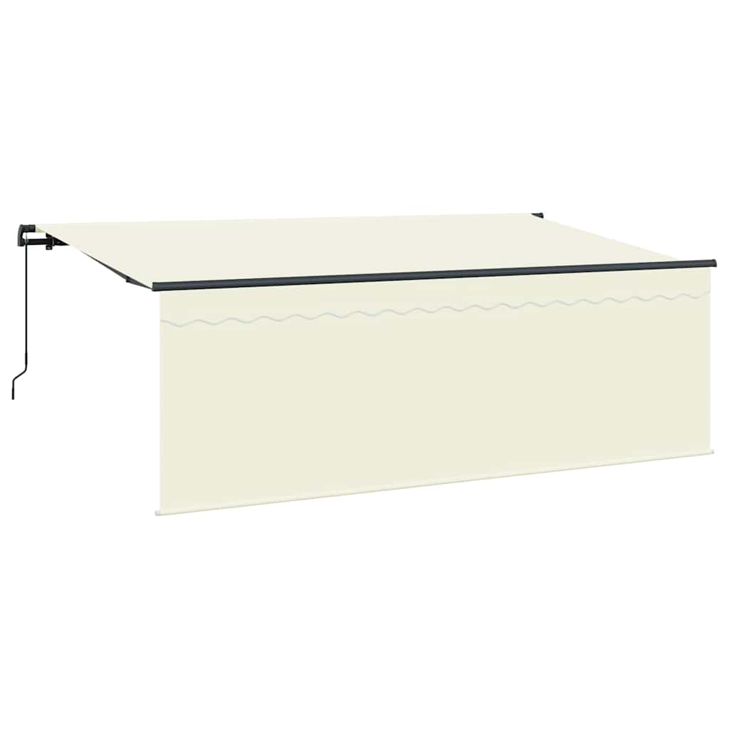Vidaxl inklapbaar zonnescherm crème 350 x 200 cm
