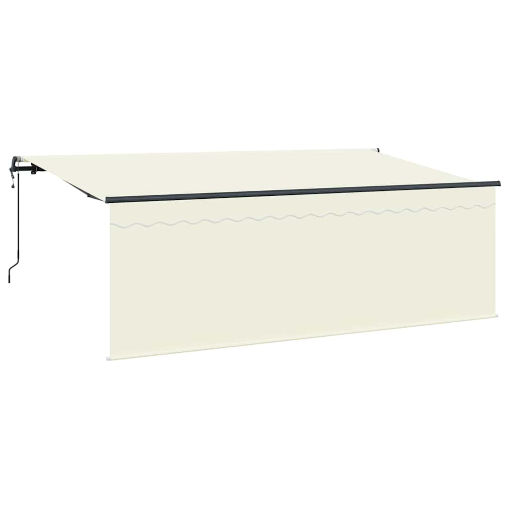 Vidaxl inklapbaar zonnescherm crème 350 x 200 cm