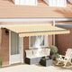 Vidaxx parasol plegable tejido amarillo 350 x 200 cm