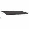Toldo plegable vidaxx antracita 350 x 200 cm tejido