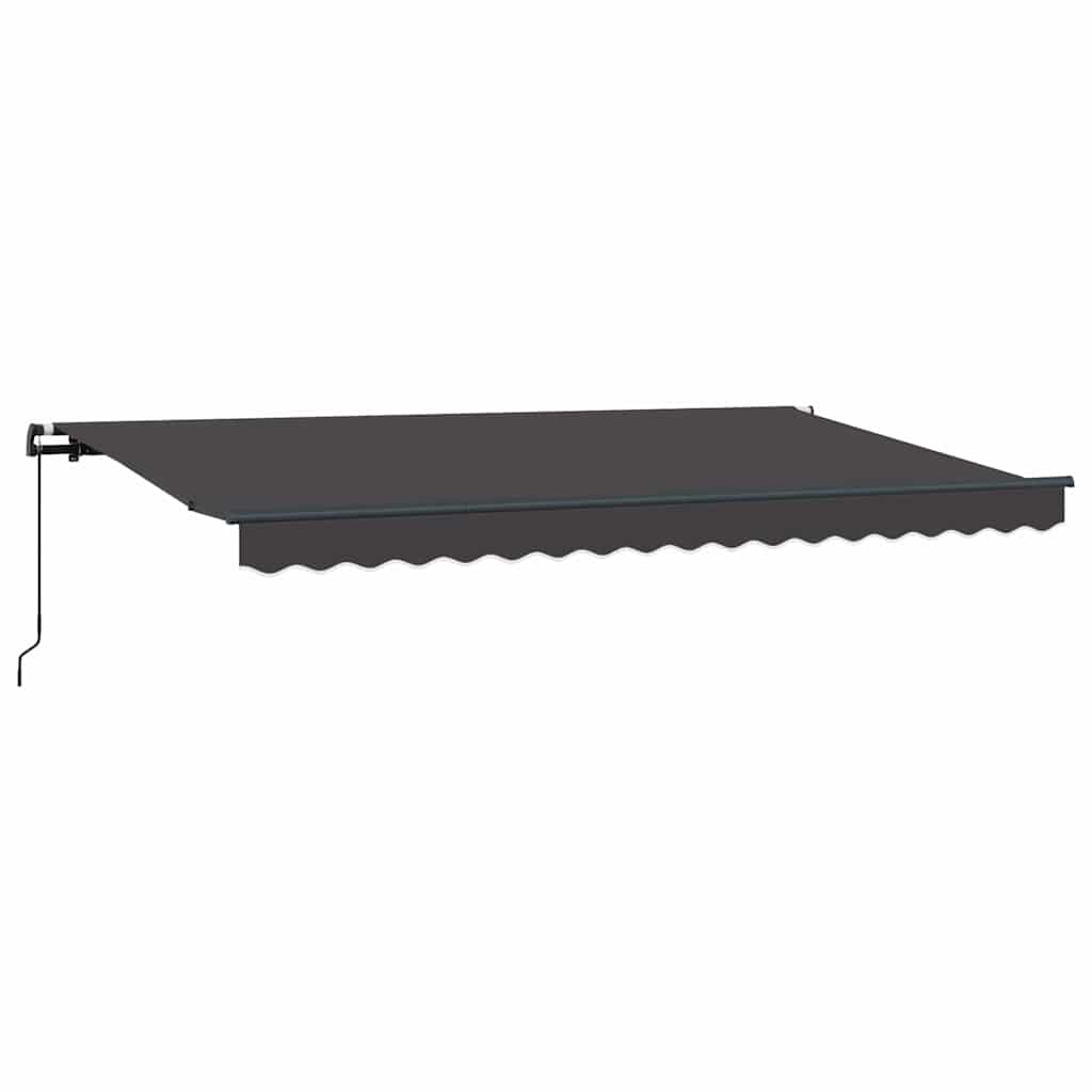 Vidaxl inklapbaar zonnescherm antraciet 350 x 200 cm stof