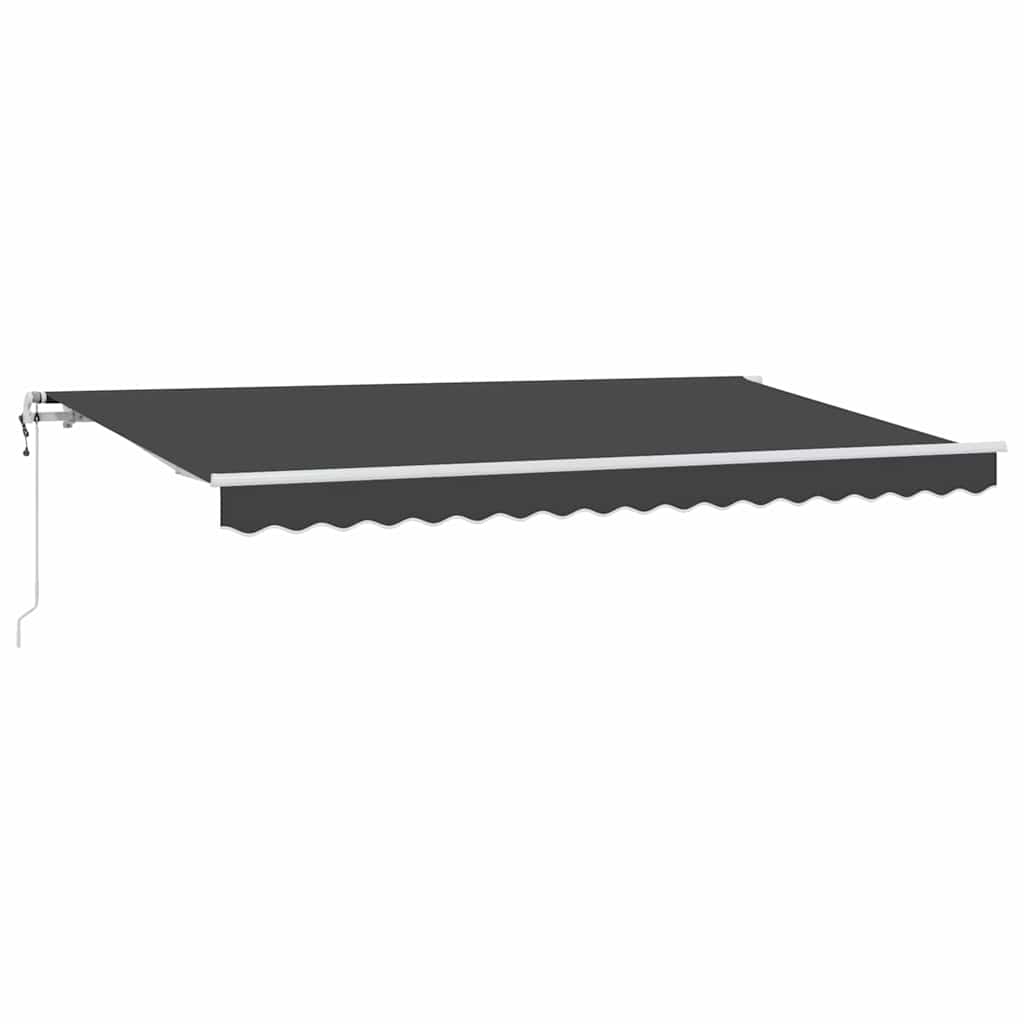 Tenda da sole pieghevole Vidaxx tessuto antracite 350 x 200 cm