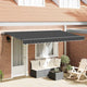 Tenda da sole pieghevole Vidaxx tessuto antracite 350 x 200 cm