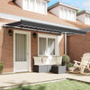 Tenda da sole pieghevole Vidaxx tessuto antracite 350 x 200 cm