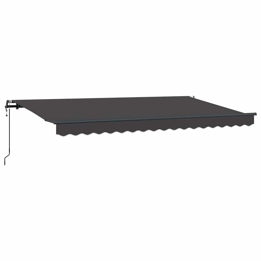 Tenda da sole pieghevole Vidaxx tessuto antracite 350 x 200 cm
