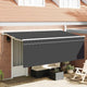 Vidaxl inklapbaar zonnescherm antraciet 350 x 200 cm
