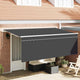 Vidaxl inklapbaar zonnescherm antraciet 350 x 200 cm