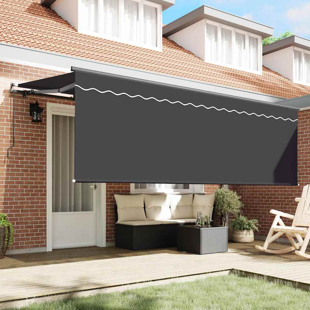Tenda da sole pieghevole Vidaxx antracite 350 x 200 cm