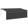Vidaxl inklapbaar zonnescherm antraciet 350 x 200 cm
