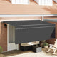 Vidaxl inklapbaar zonnescherm antraciet 350 x 200 cm