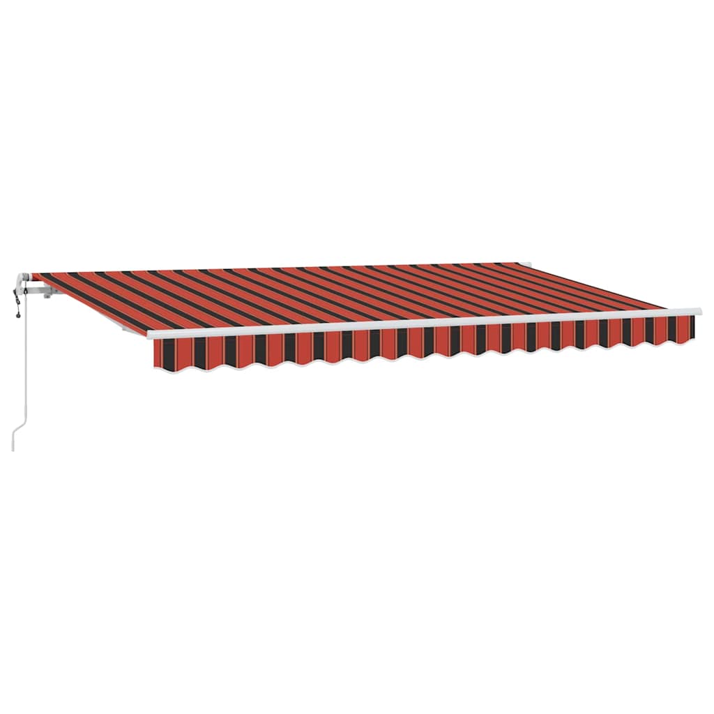 Ombrellone pieghevole Vidaxx in tessuto arancione 350 x 200 cm
