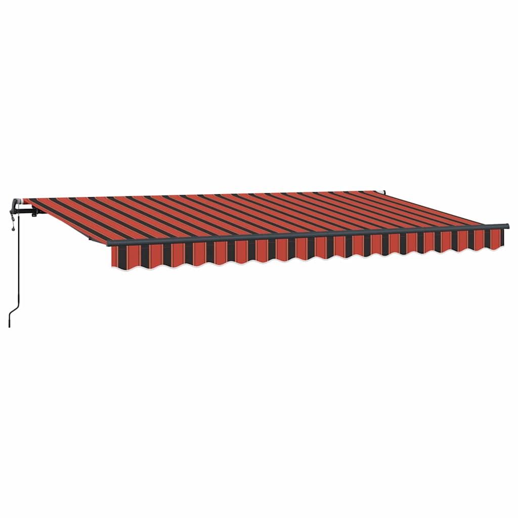 Vidaxx parasol plegable tela naranja 350 x 200 cm