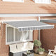 Ombrellone pieghevole Vidaxx antracite e bianco 350 x 200 cm