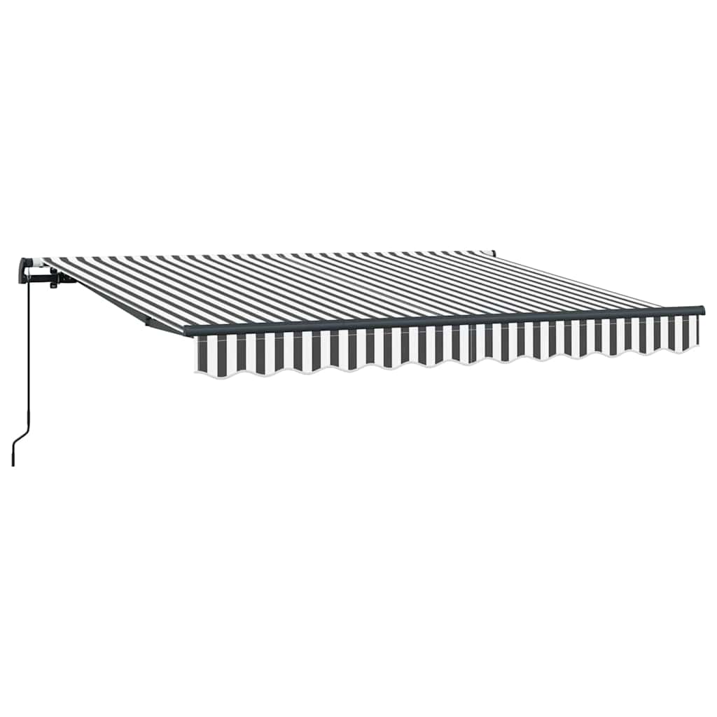 Tenda da sole pieghevole Vidaxx tessuto antracite 350 x 200 cm