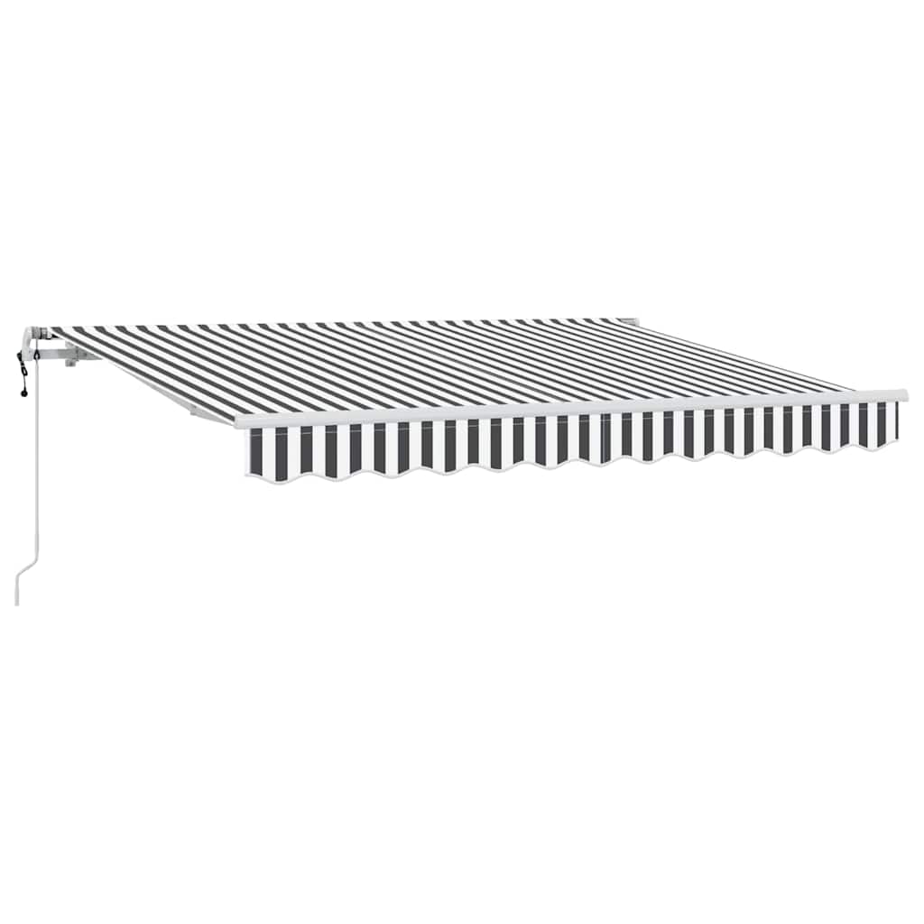 Tenda da sole pieghevole Vidaxx tessuto antracite 350 x 200 cm