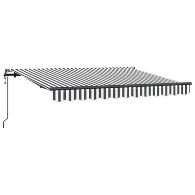 Vidaxl inklapbaar zonnescherm antraciet 350 x 200 cm stof