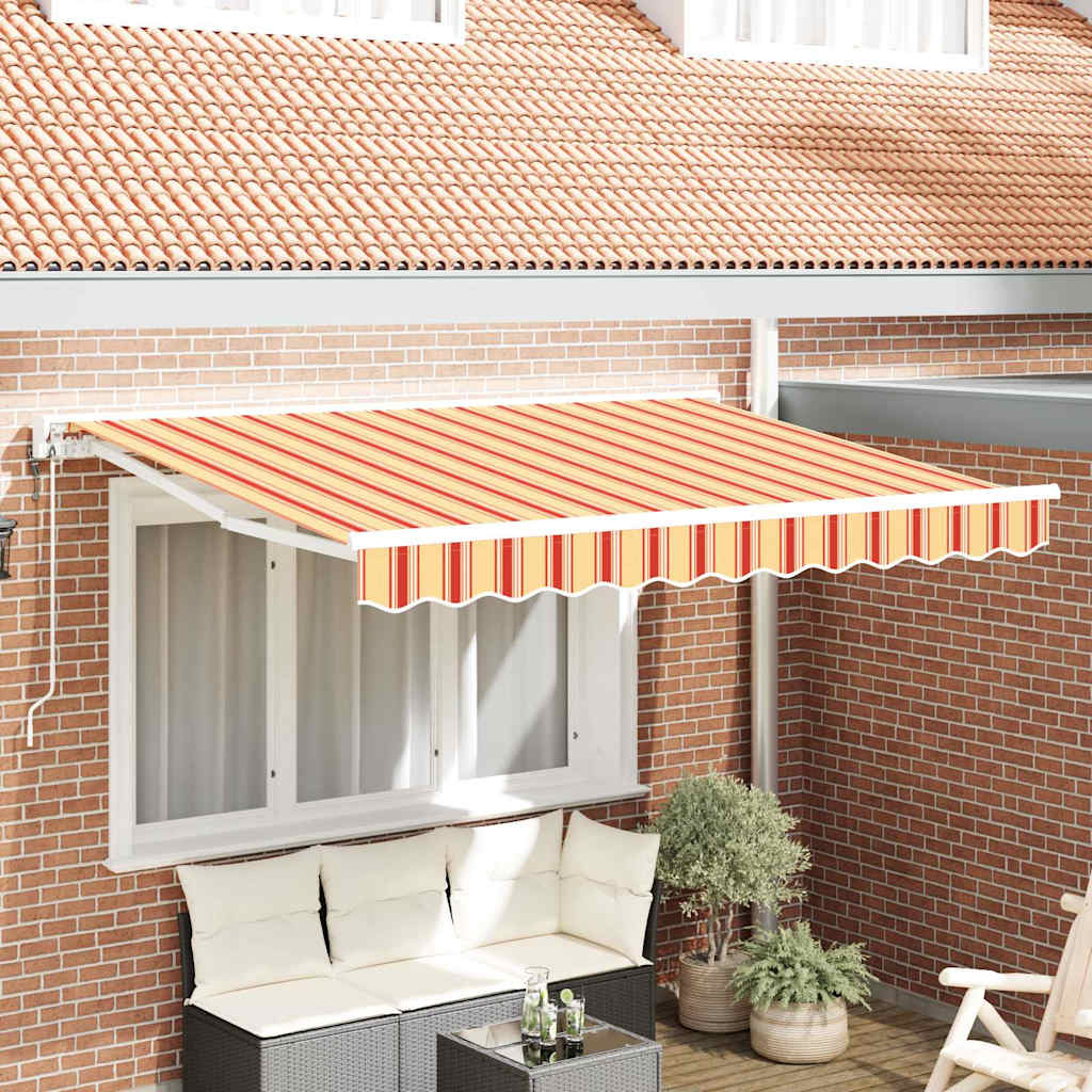 Vidaxl inklapbaar zonnescherm multikleur 350 x 200 cm