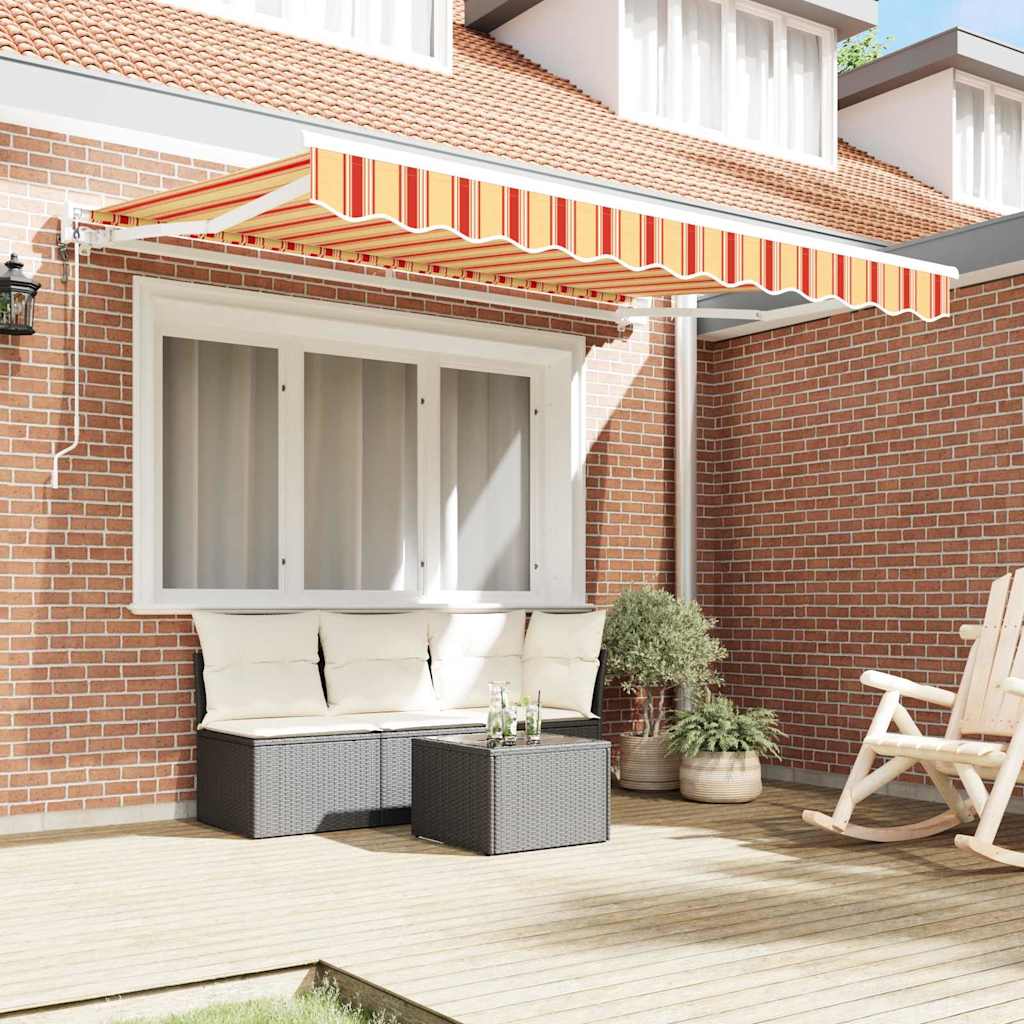 Vidaxl inklapbaar zonnescherm multikleur 350 x 200 cm