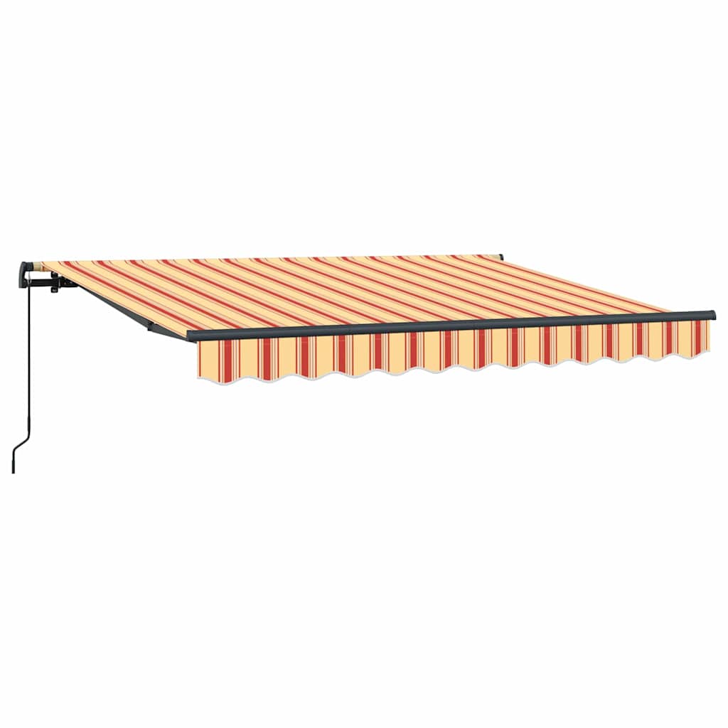Vidaxx parasol plegable tejido amarillo 350 x 200 cm