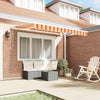 Vidaxx parasol plegable tejido amarillo 350 x 200 cm