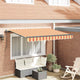 Vidaxx parasol plegable tejido amarillo 350 x 200 cm
