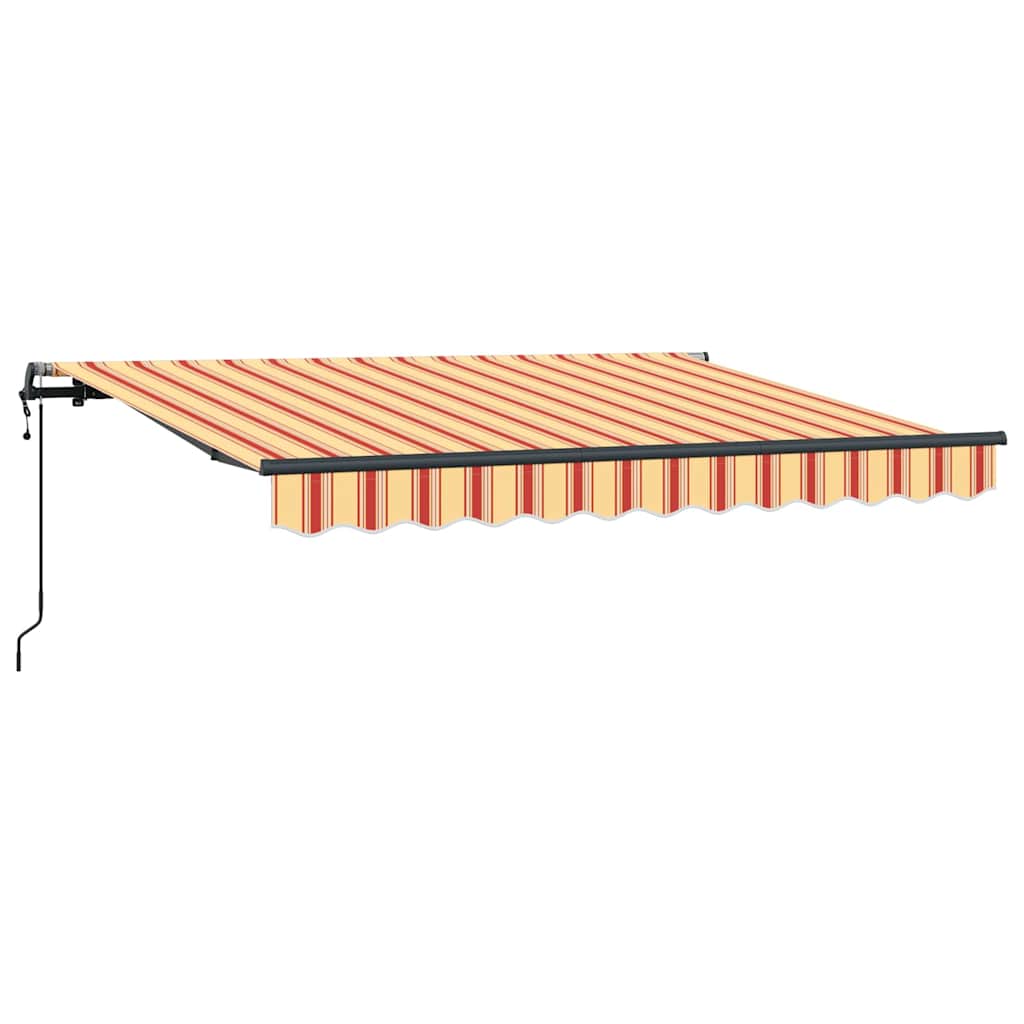 Vidaxx parasol plegable tejido amarillo 350 x 200 cm