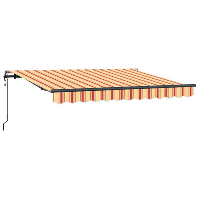 Vidaxx parasol plegable tejido amarillo 350 x 200 cm