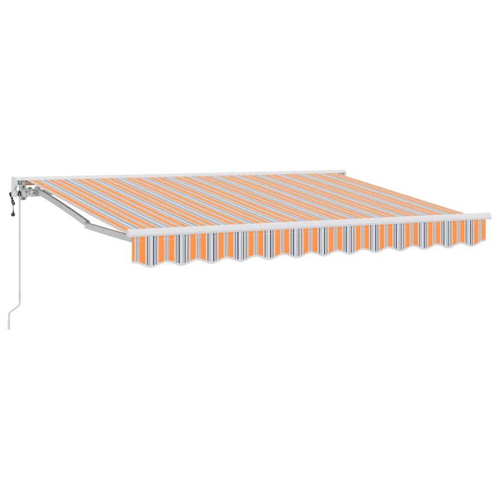 Ombrellone pieghevole Vidaxx blu e arancione 350 x 200 cm