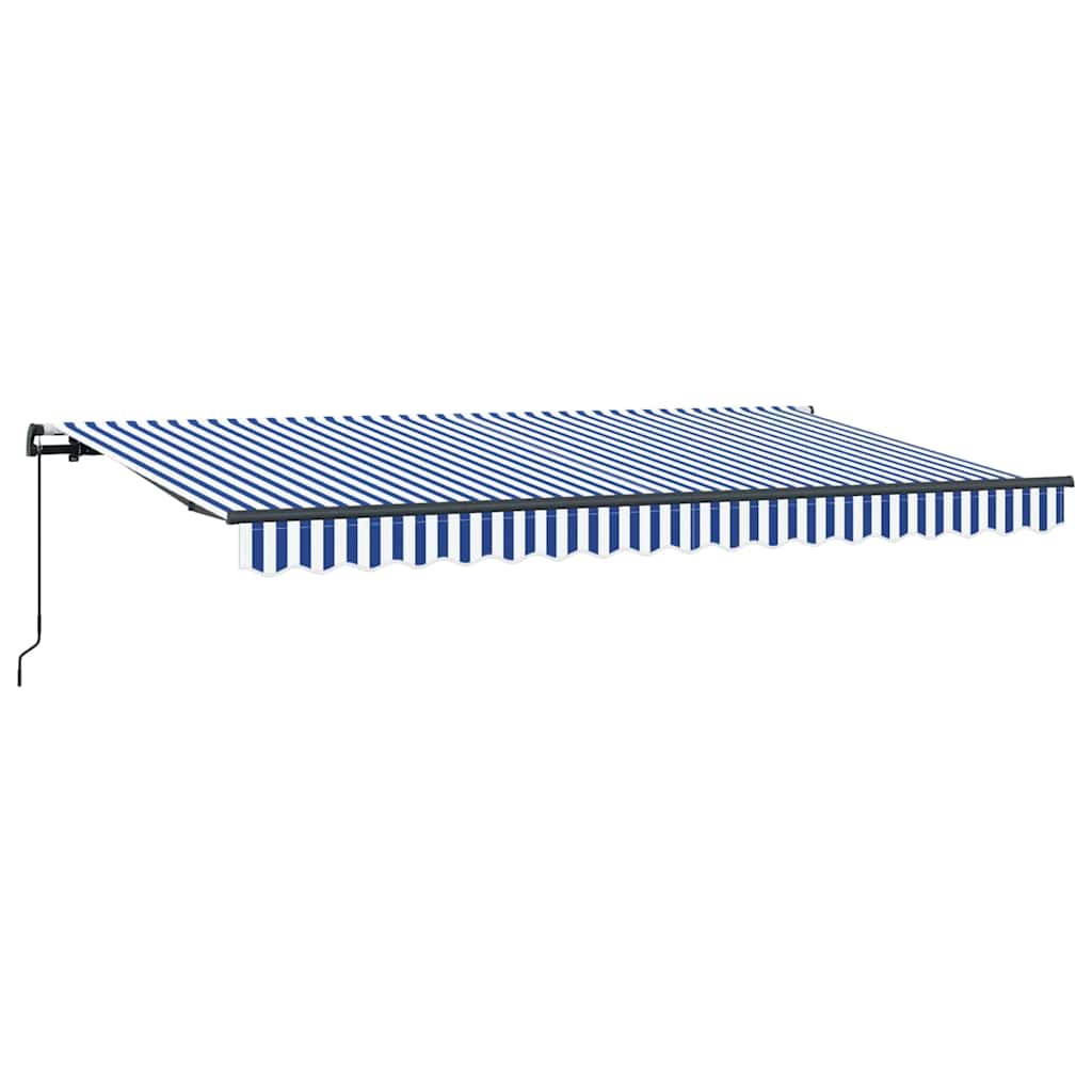 Ombrellone pieghevole Vidaxx in tessuto blu 400 x 200 cm
