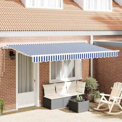 Vidaxx parasol plegable tela azul 400 x 200 cm