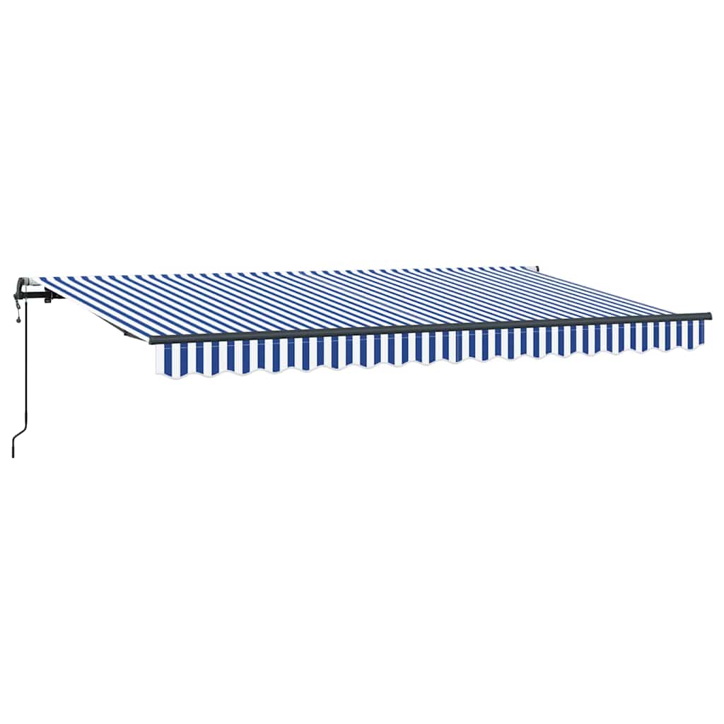Ombrellone pieghevole Vidaxx in tessuto blu 400 x 200 cm