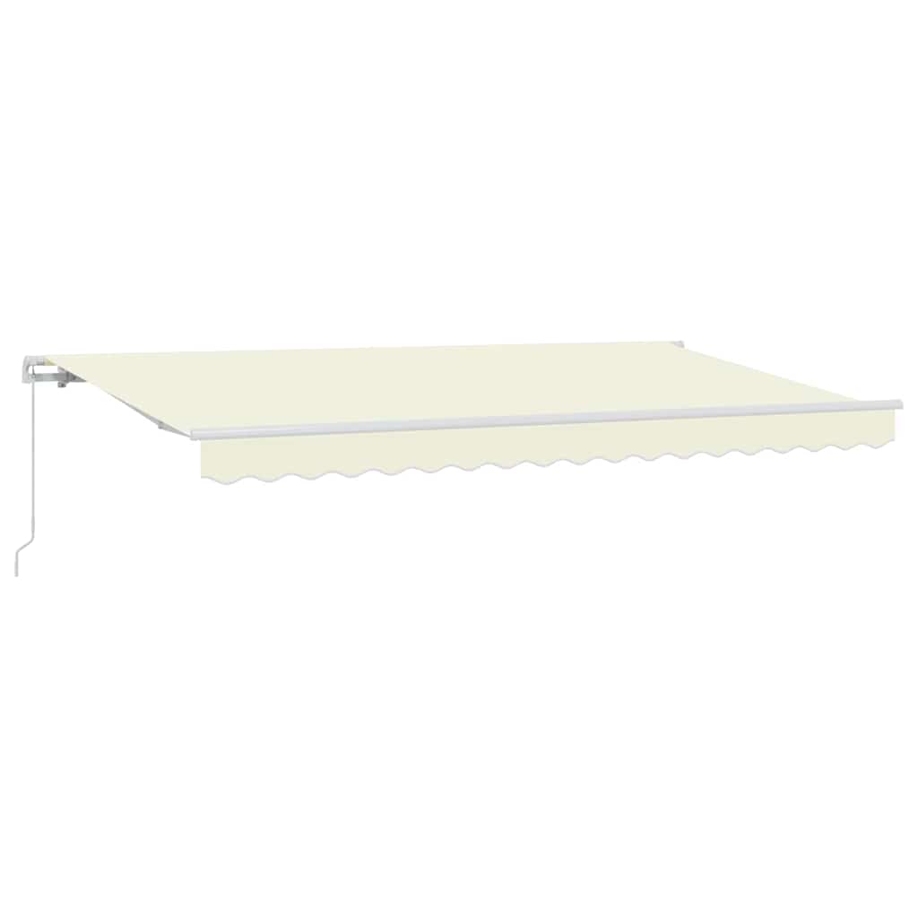Ombrellone pieghevole Vidaxx in tessuto crema 400 x 200 cm