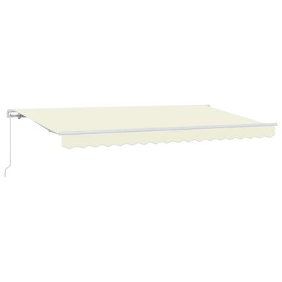 Vidaxx Sombrilla plegable crema 400 x 200 cm tela